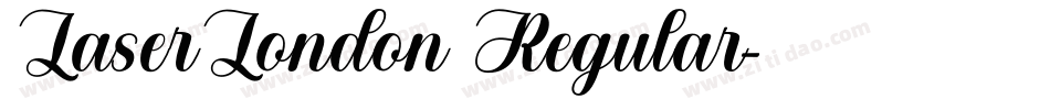 LaserLondon Regular字体转换